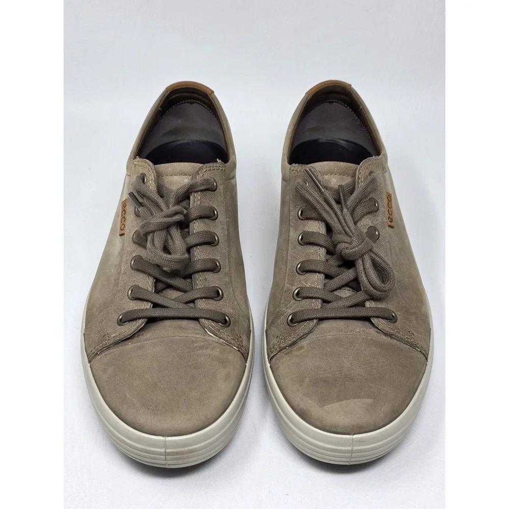 Ecco Mens Soft Vii Navajo Brown Lace-Up Sneakers Z2186 Size EU 43 US 9 Pre-owned